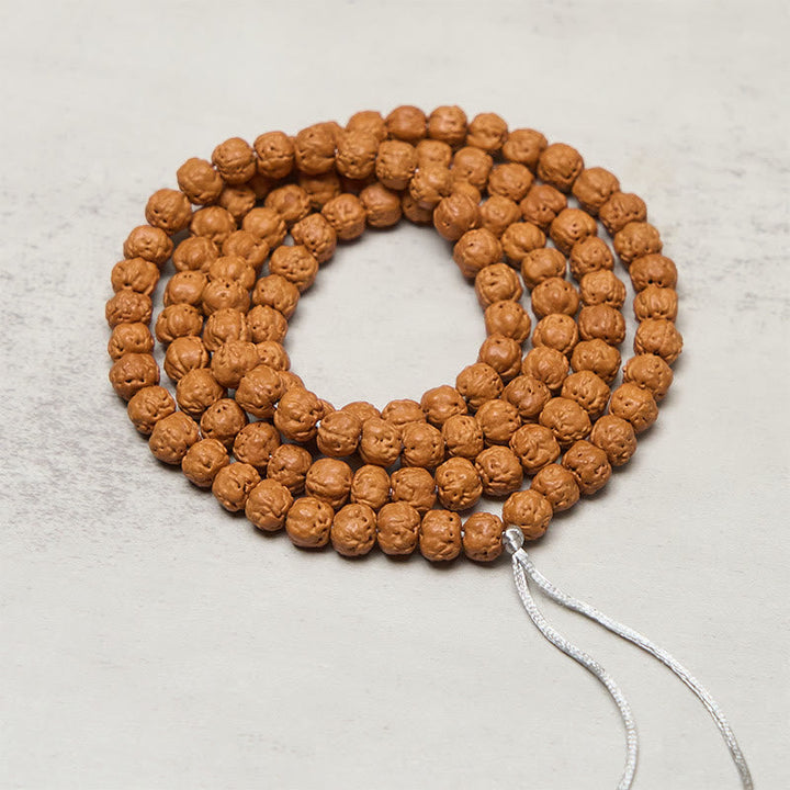 Buddha Stones Tibetan 108 Beads Bodhi Seed Wealth Auspiciousness Mala
