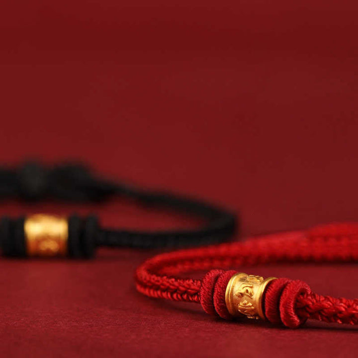 BWOOOH Tibet Handmade 999 Gold Om Mani Padme Hum Luck Pro