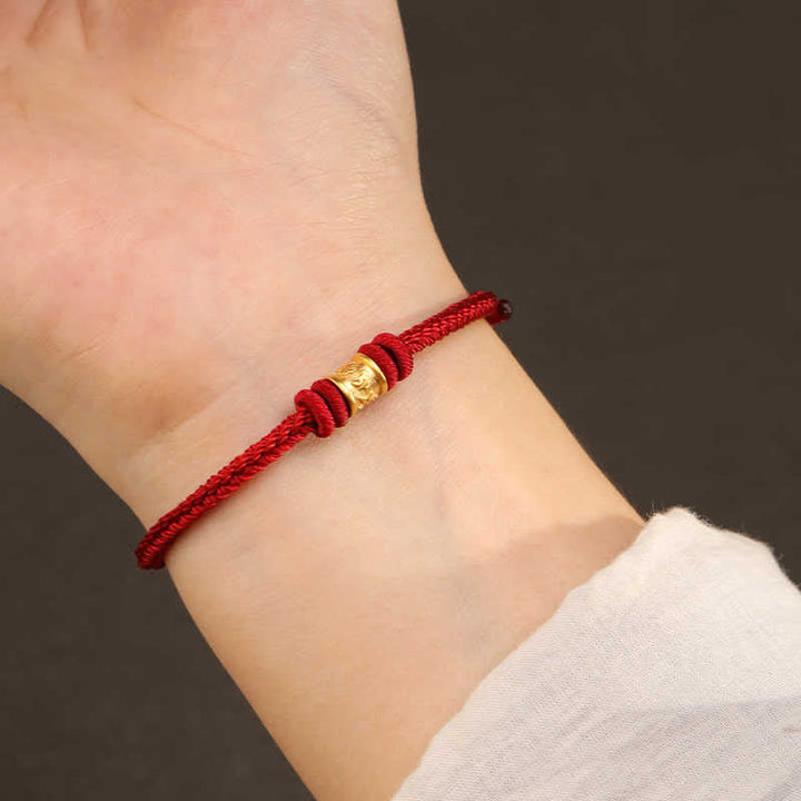 BWOOOH Tibet Handmade 999 Gold Om Mani Padme Hum Luck Pro