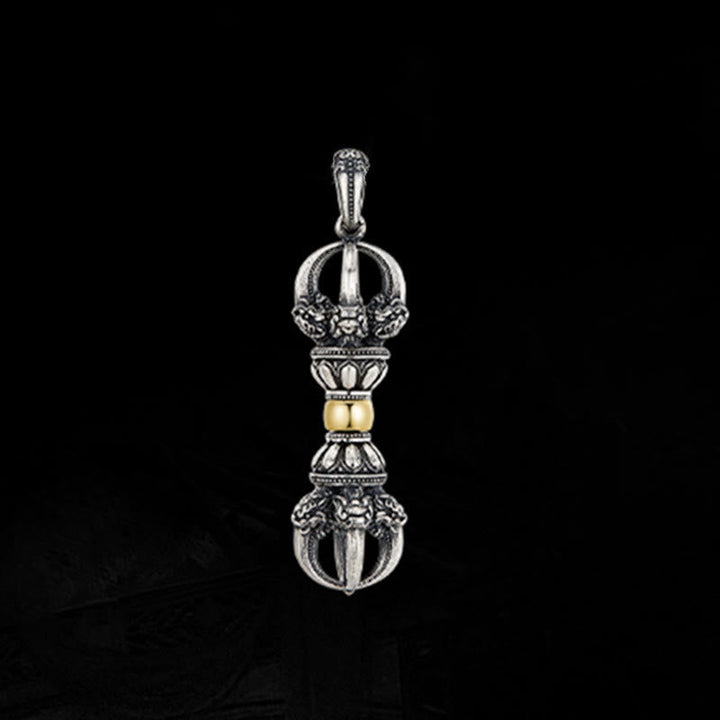 BWOOOH Tibetan Dorje Vajra Design Wealth Necklace Pendant