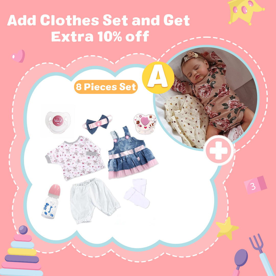 [Heartbeat & Sound] 20 '' Adalia Lifelike Asleep Reborn Rosalie Baby Doll Girl Gifts For Kids 2025 By Rsgdolls®