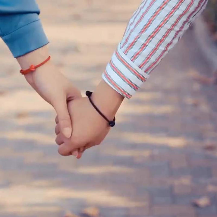 BWOOOH Red String Jade Luck Fortune Knot Braided Couple Bracelet