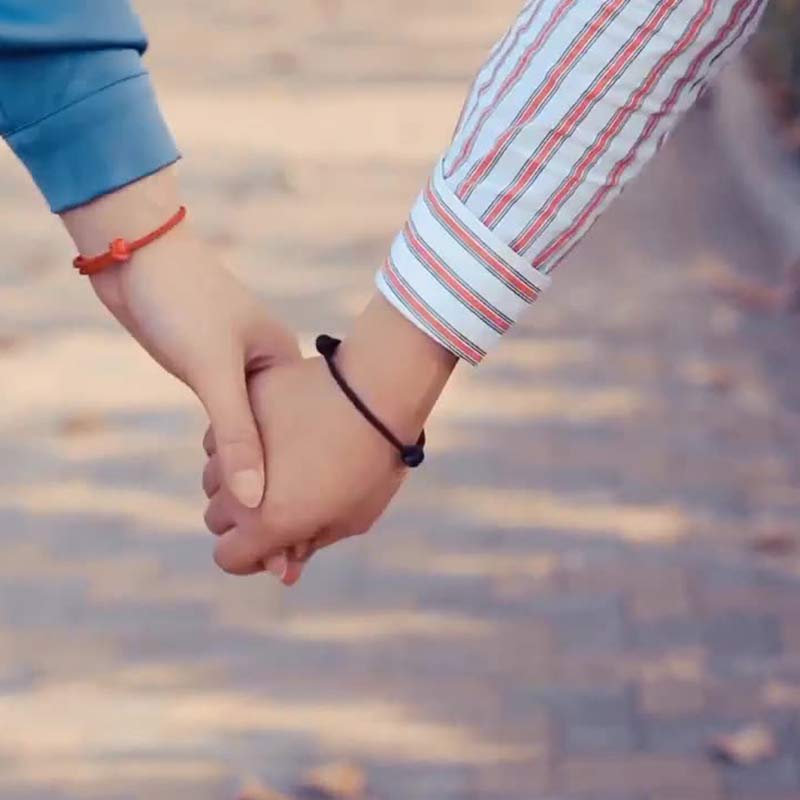 BWOOOH Red String Jade Luck Fortune Knot Braided Couple Bracelet