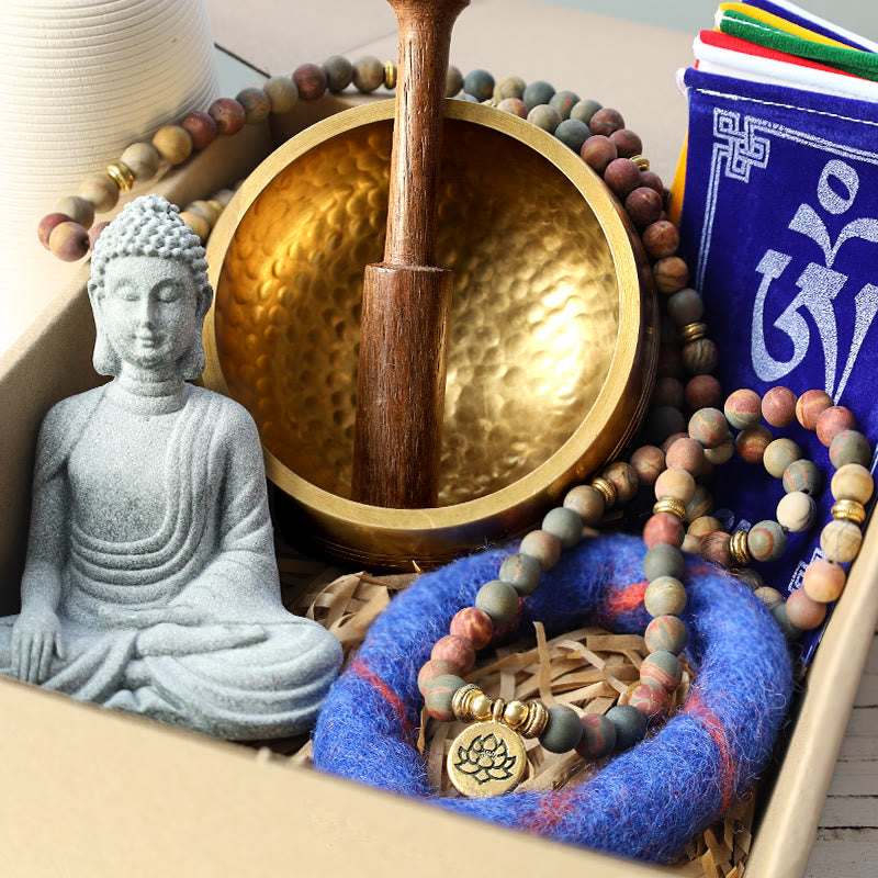 BWOOOH Tibetan Meditation Healing Gift Bundle