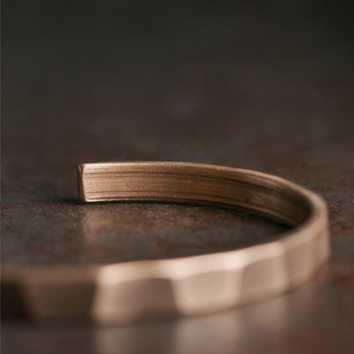 BWOOOH Vintage Rustic Design Copper Wealth Adjustable Cuff Bracelet | spiritual healing bracelet