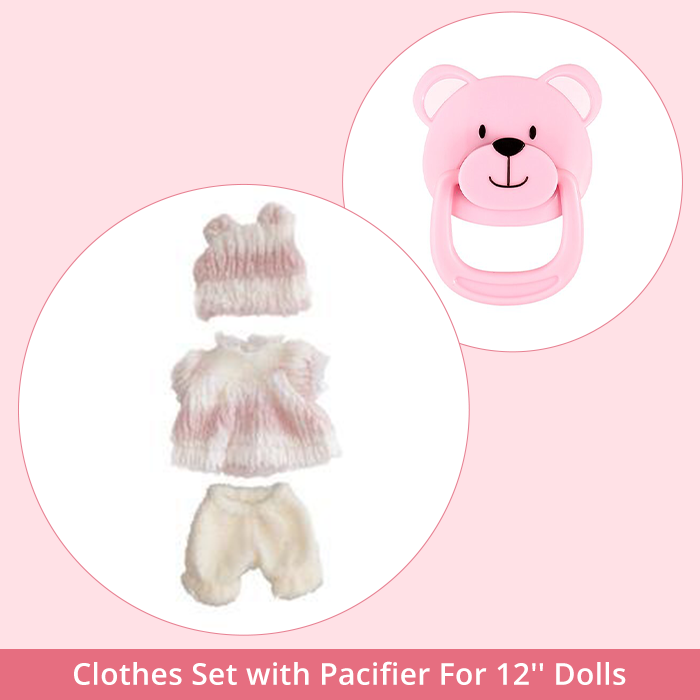 12 Inches Dollreborns® Adorable Adoption Reborn Baby Essentials Gift Set