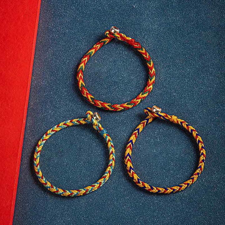 BWOOOH "May you be safe and sound all year round" Lucky Multicolored Bracelet
