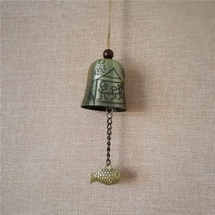 BWOOOH Feng Shui Buddha Koi Fish Dragon Elephant Wind Chime Bell Luck Wall Hanging Deco | spiritual healing bracelet