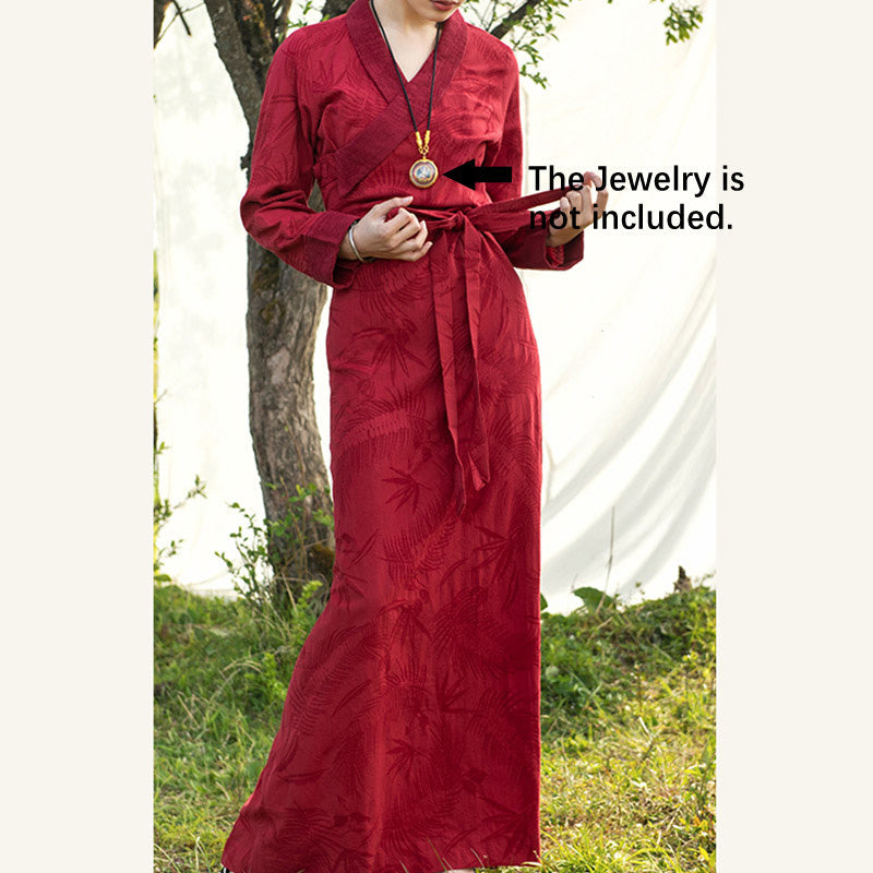BWOOOH Tibetan Dress Clothing Lhasa Long Wrap Dress Maxi 