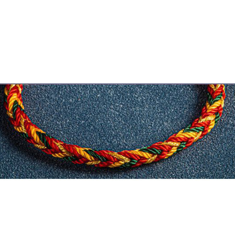BWOOOH "May you be safe and sound all year round" Lucky Multicolored Bracelet