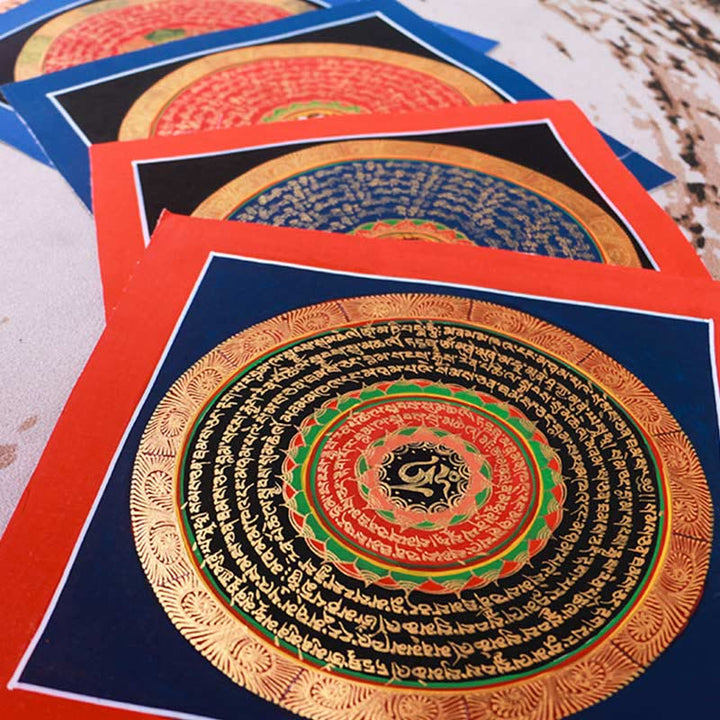 BWOOOH Tibetan thangka Buddhist painting - Tibetan Handmade Thangka Painting B