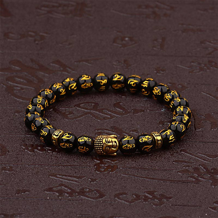 BWOOOH Tibetan Buddha Mantra Amulet Bracelet