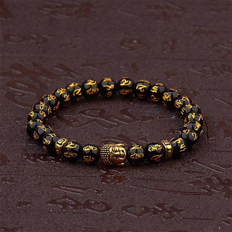 BWOOOH Tibetan Buddha Mantra Amulet Bracelet