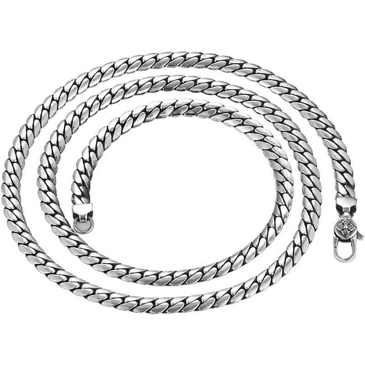 BWOOOH Double Dorje Vajra Strength Punk Copper Chain Bracelet Necklace