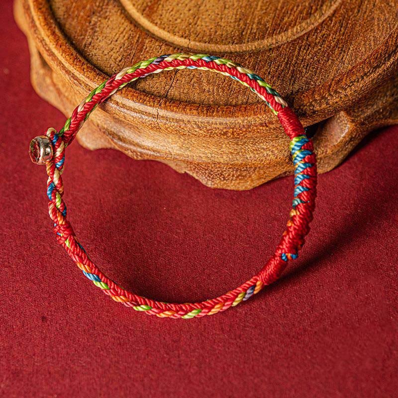 BWOOOH Handmade Five Color Thread Protection Bracelet