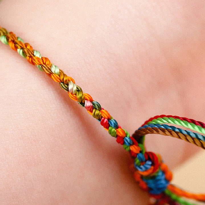 BWOOOH "May all your wishes come true" Lucky Multicolored Bracelet
