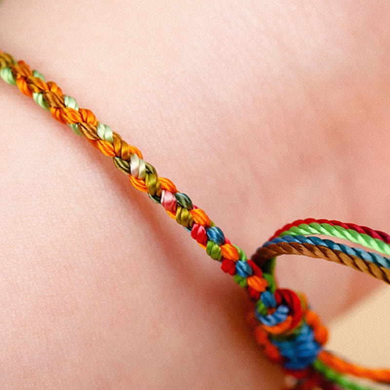 BWOOOH "May all your wishes come true" Lucky Multicolored Bracelet