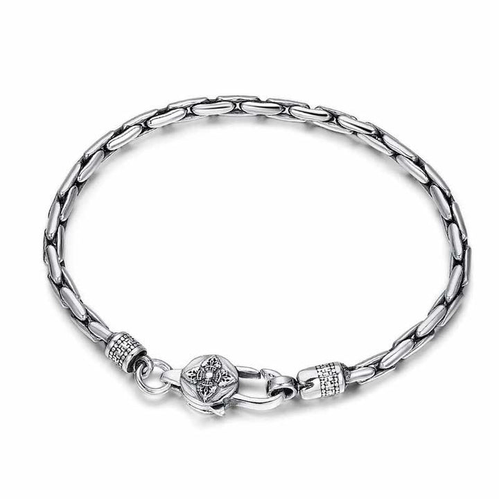 BWOOOH Tibetan Double Dorje Om Mani Padme Hum Buddha Swastika Vajra Strength Bracelet