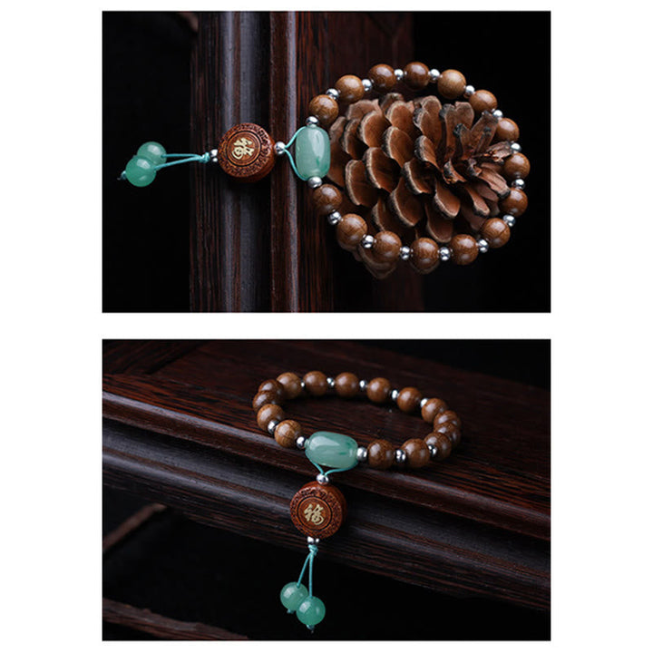 BWOOOH Abelia Biflora Wood Happiness Protection Bracelet