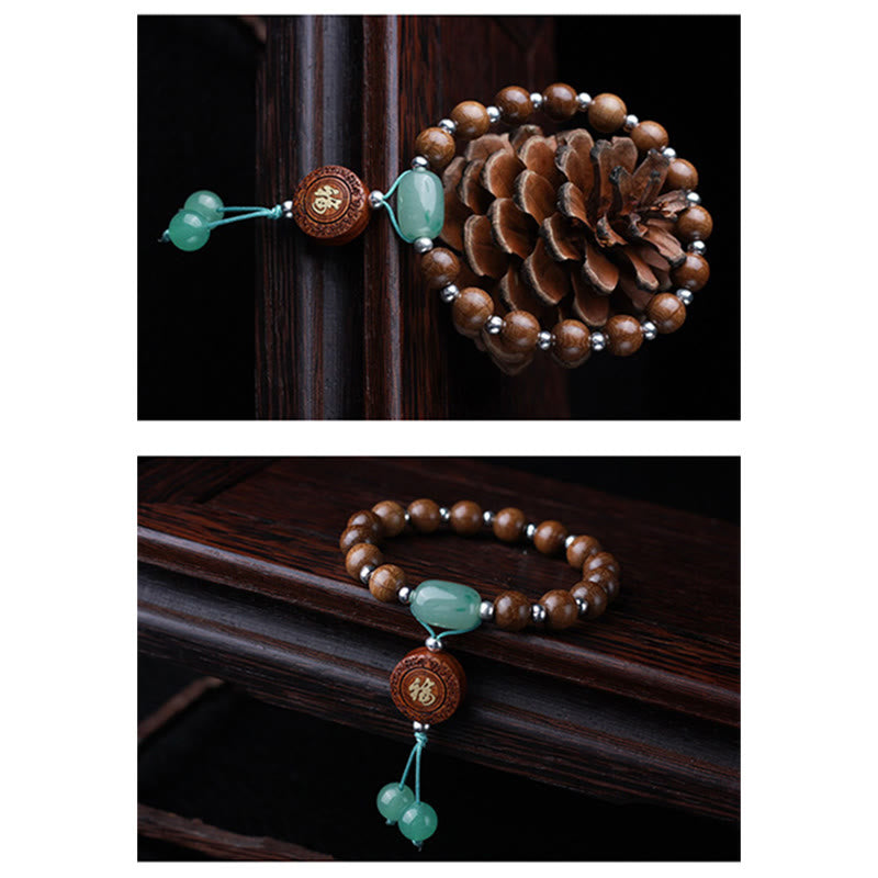 BWOOOH Abelia Biflora Wood Happiness Protection Bracelet