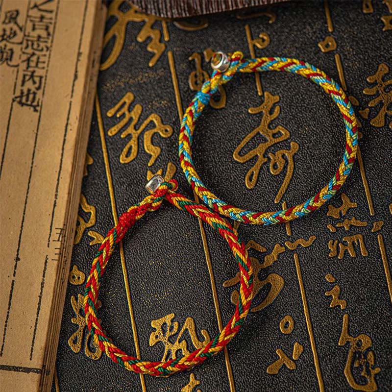 BWOOOH "May you be good fortune and success" Lucky Multicolored Bracelet
