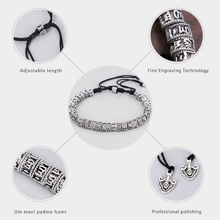 BWOOOH Handmade Tibetan Mantra Purity Bracelet