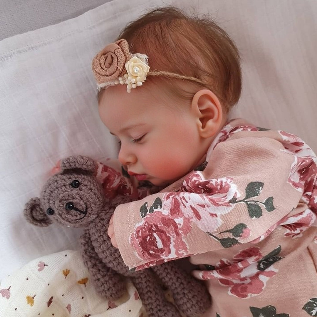 [Heartbeat & Sound] 20 '' Adalia Lifelike Asleep Reborn Rosalie Baby Doll Girl Gifts For Kids 2025 By Rsgdolls®