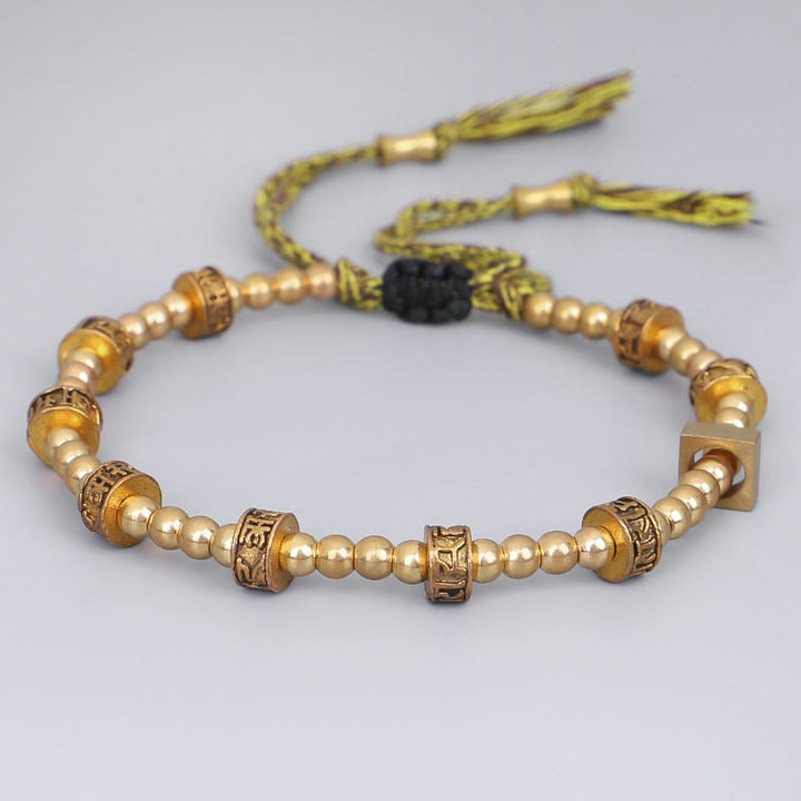 BWOOOH Tibetan Curse Six True Words Wealth Bracelet