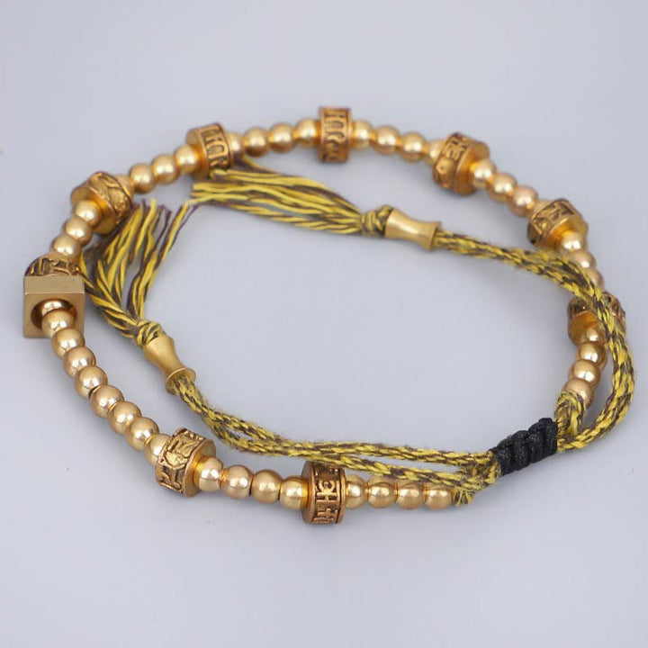 BWOOOH Tibetan Curse Six True Words Wealth Bracelet