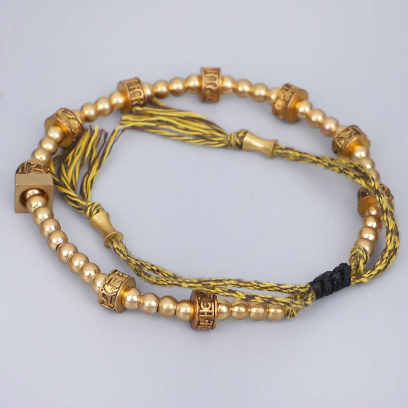 BWOOOH Tibetan Curse Six True Words Wealth Bracelet