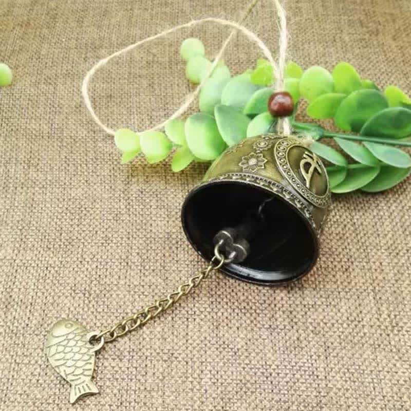 BWOOOH Feng Shui Buddha Koi Fish Dragon Elephant Wind Chime Bell Luck Wall Hanging Deco | spiritual healing bracelet