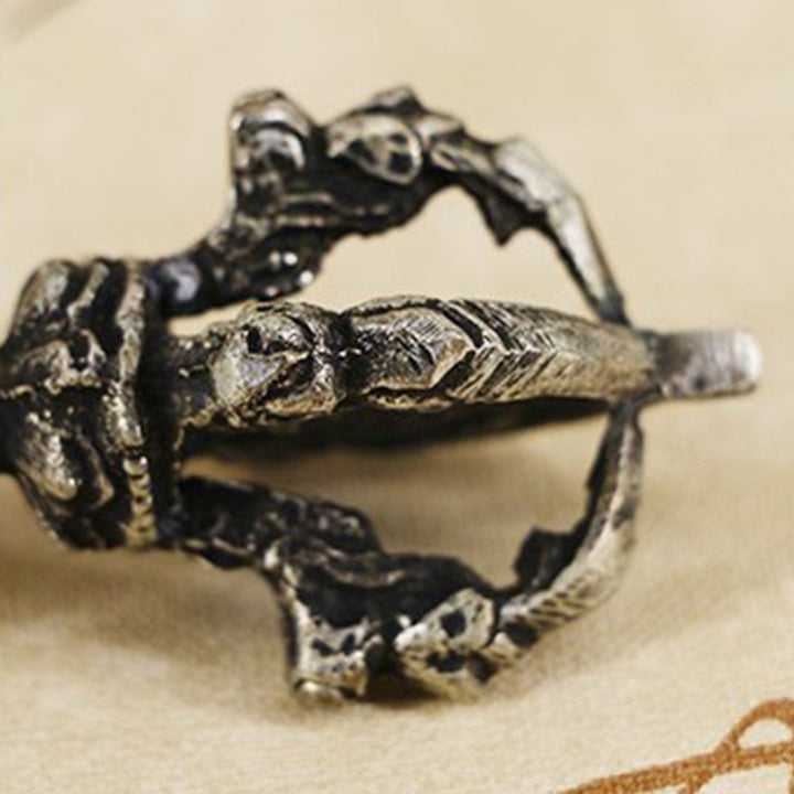 BWOOOH Tibetan Meditation Bell and Vajra Dorje Copper Decoration Set | spiritual healing bracelet