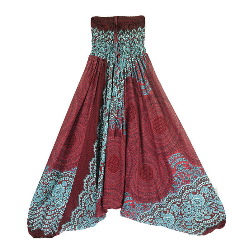 BWOOOH printed harem pants - Two Style Wear Round Geometric Pattern L