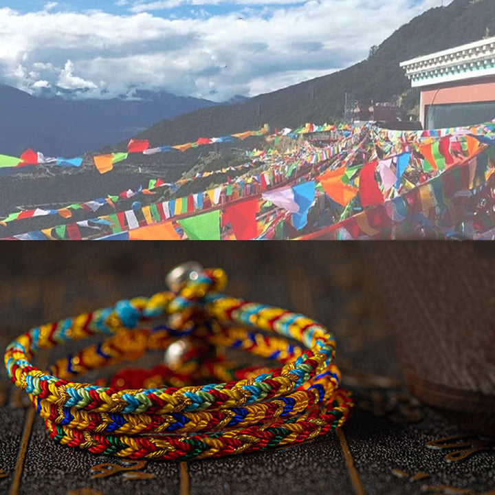 BWOOOH "May you be good fortune and success" Lucky Multicolored Bracelet