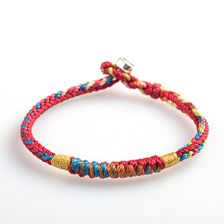 BWOOOH "May You Be Safe And Lucky In The Year Ahead" Multicolored Bracelet