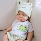 Mia 12-inch Pure Silicone Rebirth Baby Doll, Solid Body, Bathable, Realistic Newborn Shape, Collectible Doll