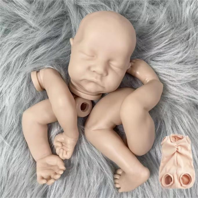 20 Inch Reborn Baby Doll Kit Levi Vinyl Baby Molds Blank Unpainted Unassembled Kit Handmade DIY Toy For Girls LOL