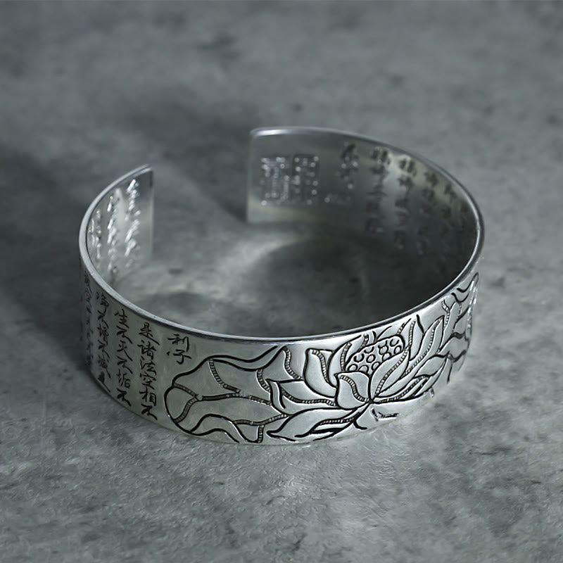 BWOOOH Tibetan Lotus White Copper Luck Bracelet