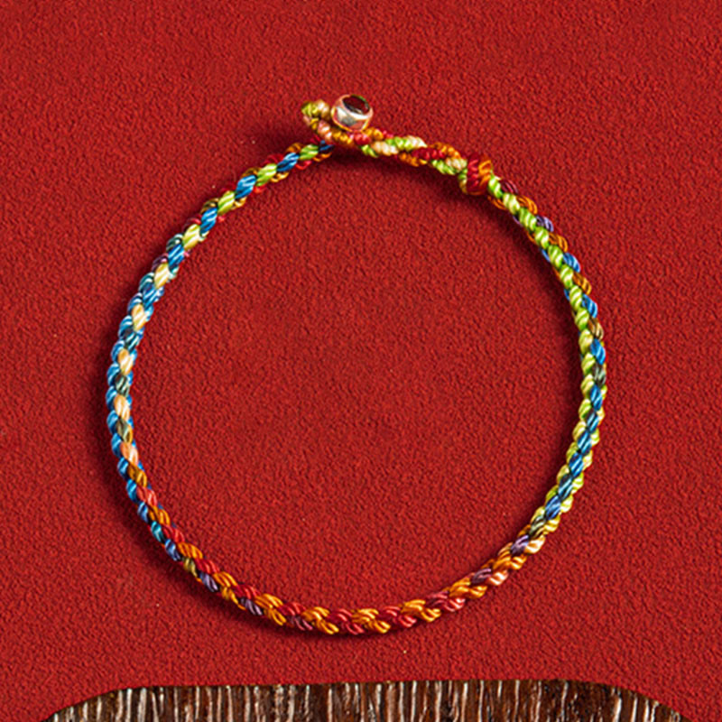 BWOOOH "May you be blessed with peace and safety in all four seasons" Lucky Multicolored Bracelet