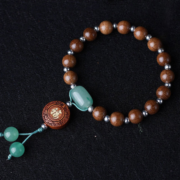 BWOOOH Abelia Biflora Wood Happiness Protection Bracelet