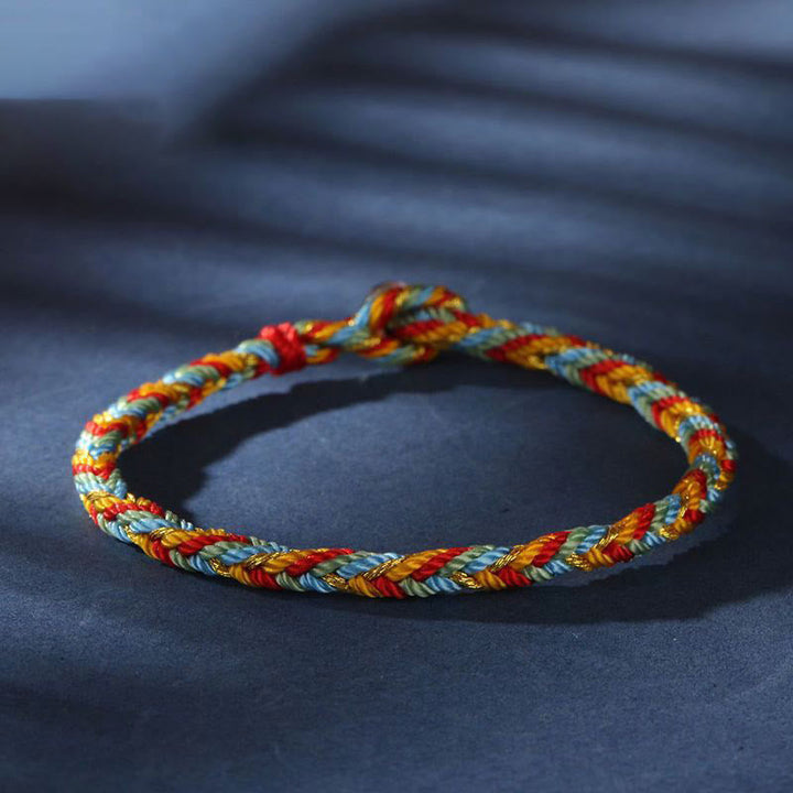 BWOOOH "May you be safe and sound all year round" Lucky Multicolored Bracelet