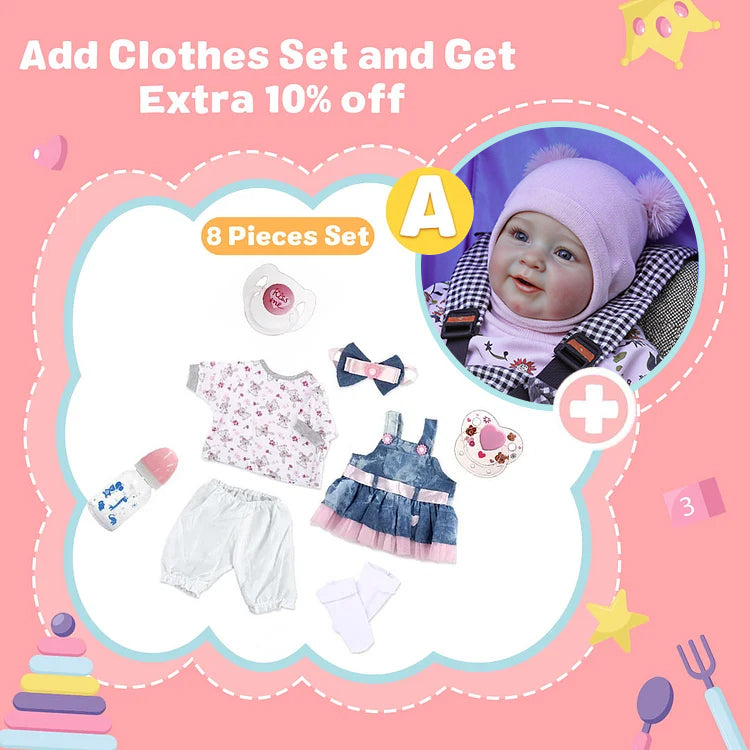 "Heartbeat" 20'' Reborn Doll Shop Hayden Awake Weighted Realistic and Lifelike Reborn Toddler Baby Girl Doll