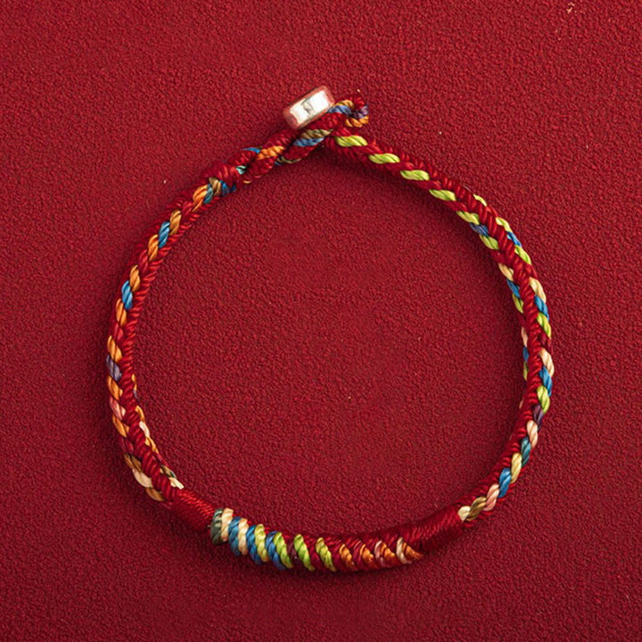 BWOOOH "May You Be Safe And Lucky In The Year Ahead" Multicolored Bracelet