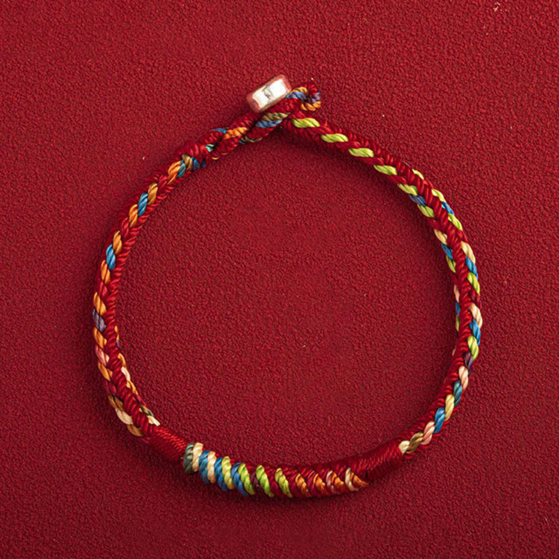BWOOOH "May You Be Safe And Lucky In The Year Ahead" Multicolored Bracelet