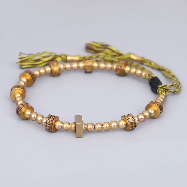 BWOOOH Tibetan Curse Six True Words Wealth Bracelet