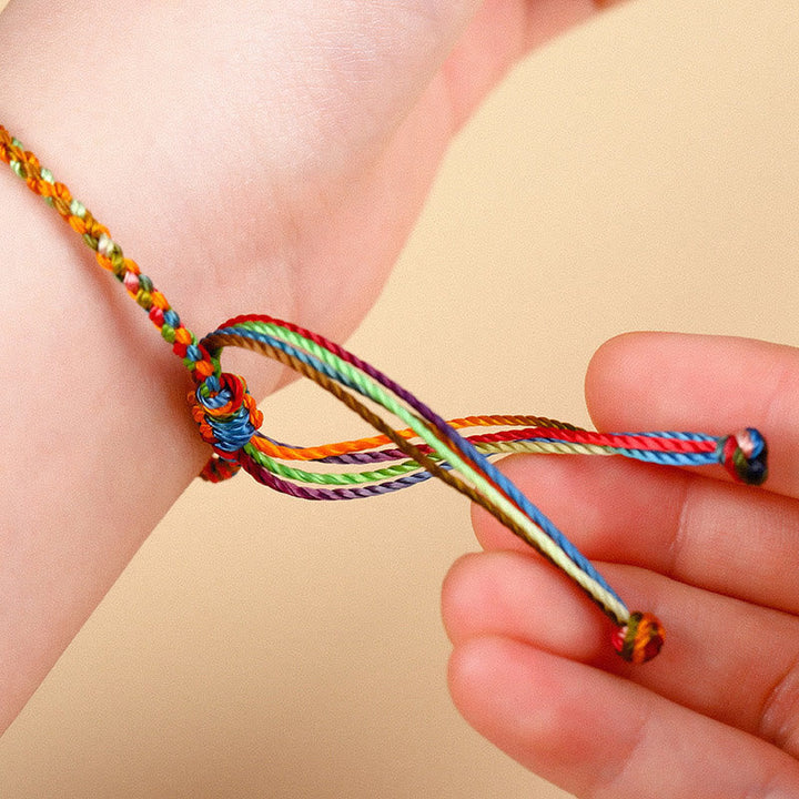 BWOOOH "May all your wishes come true" Lucky Multicolored Bracelet
