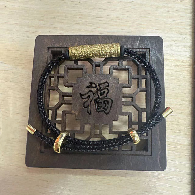 BWOOOH Tibet Handmade Tai Sui Rope Protection Strength Braided Bracelet | spiritual healing bracelet