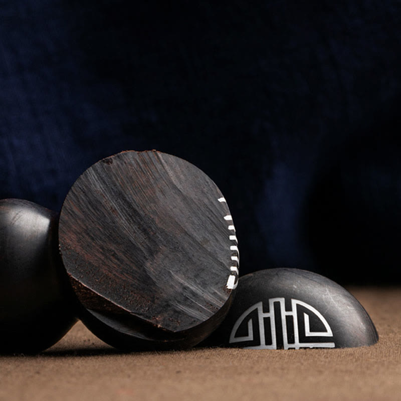 BWOOOH Tibetan Ebony Small Leaf Red Sandalwood Gourd Luck