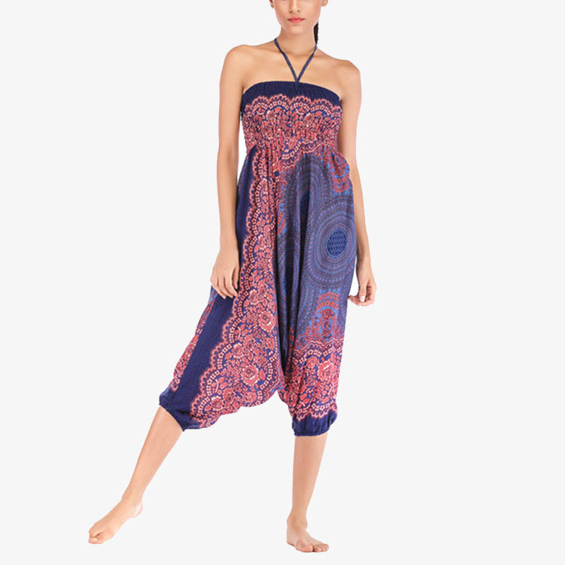 BWOOOH printed harem pants - Two Style Wear Round Geometric Pattern L