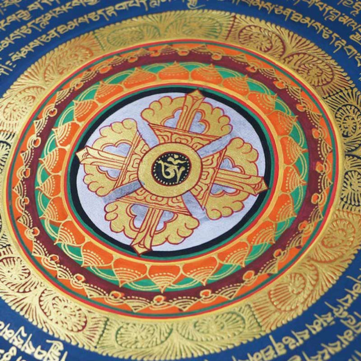 BWOOOH Tibetan Handmade Thangka Painting Spiritual Blessing Blind Box Random Color Pattern | natural stone Tibetan bracelet